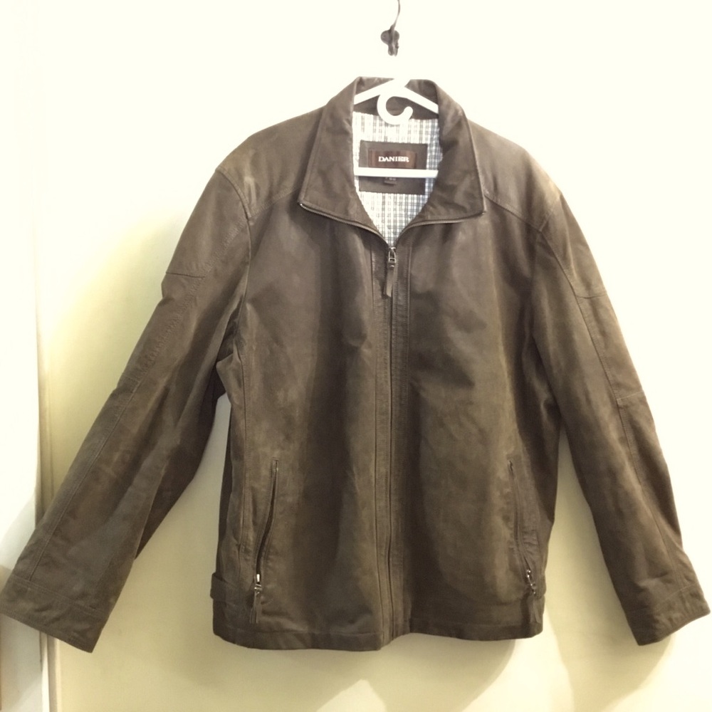 Danier mens genuine leather jacket like new